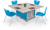 Compass Island Square Sitting Height Table - MooreCo