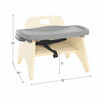Feeding Chair with Tray- Wood Unit - Children's Factory - 5" Seat Height