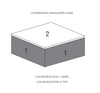 KI CL1SQU Clamber One-Tier Square Seat — Fully Upholstered
**Contrasting Upholstery Sold Separately**