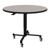 42"Round ACT Series Round Air-Lift Nesting Cafe Table - NPS ACT1