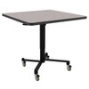 36"Square ACT Series Square Air-Lift Nesting Cafe Table - NPS ACT3