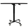 42"Square ACT Series Dry Erase Square Air-Lift Nesting Cafe Table - NPS ACT3