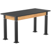 Aero-Lift Chem-Res Wood Frame Table - NPS ALT10-WA **24"W x 54"L**