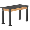 Aero-Lift Epoxy Wood Frame Table - NPS ALT10-WA **24"W x 48"L**
