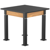 Aero-Lift Phenolic Wood Frame Table - NPS ALT10-WA **30"Square**