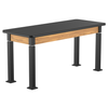Aero-Lift Science High Pressure Laminate Wood Frame Table - NPS ALT10-WA **24"W x 60"L**