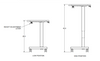 Cue™ Collection Pneumatic Podium