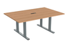 Power Module Sold Separately
T-Base Rectangle Meeting Table with Light Duty Melamine Top - Marco 42A10730-MP