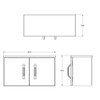 Cue Collection Podium 2-Door Cabinet Cue Collection Podium 2-Door Cabinet