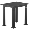 Aero-Lift Epoxy Steel Frame Table - NPS ALT10-S **24"W x 30"L - Black Frame**