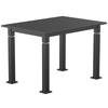 Aero-Lift Epoxy Steel Frame Table - NPS ALT10-S **30"W x 42"L - Black Frame**
