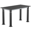 Aero-Lift Epoxy Steel Frame Table - NPS ALT10-S **24"W x 48"L - Grey Frame**