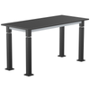 Aero-Lift Epoxy Steel Frame Table - NPS ALT10-S **24"W x 54"L - Grey Frame**