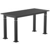 Aero-Lift Trespa Steel Frame Table - NPS ALT10-S **24"W x 54"L - Black Frame**