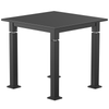 Aero-Lift Trespa Steel Frame Table - NPS ALT10-S **30"W x 30"L - Black Frame**
