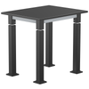 Aero-Lift Trespa Steel Frame Table - NPS ALT10-S **24"W x 30"L - Grey Frame**