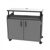 Horizon Teacher's Mobile Workstation with Tote Trays - Marco 39-11005-4