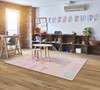 SG Pink Pastel Alphabet Criss Cross Rug - Flagship Carpets CA3012 SG Pink Pastel Alphabet Criss Cross Rug - Flagship Carpets CA3012