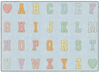 SG Blue Pastel Alphabet Criss Cross Rug Applesauce - Flagship Carpets CA3011 SG Blue Pastel Alphabet Criss Cross Rug Applesauce - Flagship Carpets CA3011