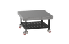 Square Welding Table 60"W with Shelf and Casters - Diversified DMW6060SC
