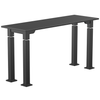 Aero-Lift Trespa Designer Frame Table - NPS ALT10-D **18"W x 54"L - Black Frame**