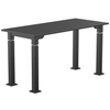 Aero-Lift Trespa Designer Frame Table - NPS ALT10-D **24"W x 54"L - Black Frame**