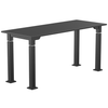 Aero-Lift Trespa Designer Frame Table - NPS ALT10-D **24"W x 60"L - Black Frame**