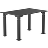 Aero-Lift Trespa Designer Frame Table - NPS ALT10-D **30"W x 48"L - Black Frame**