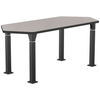 Aero-Lift Hexa High Pressure Laminate Activity Frame Table - NPS ALT10A **30" x 72" - MDF Core with Protect Edge**
