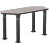 Aero-Lift Hexa High Pressure Laminate Activity Frame Table - NPS ALT10A **24" x 60" - Particleboard Core with Edge Banding**