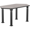 Aero-Lift Hexa High Pressure Laminate Activity Frame Table - NPS ALT10A **30" x 60" - Particleboard Core with Edge Banding**