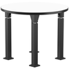 Aero-Lift Round Dry Erase Activity Frame Table - NPS ALT10A **36"Dia**