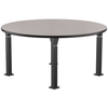 Aero-Lift Round High Pressure Laminate Activity Frame Table - NPS ALT10A **60"Dia - Particleboard Core with T-Molding**