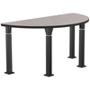Aero-Lift Semicircle High Pressure Laminate Activity Frame Table - NPS ALT10A **60"Dia - MDF Core with Protect Edge**