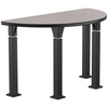 Aero-Lift Semicircle High Pressure Laminate Activity Frame Table - NPS ALT10A **48"Dia - Particleboard Core with T-Molding**