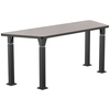 Aero-Lift Trapezoid High Pressure Laminate Activity Frame Table - NPS **24"W x 72"L - Particleboard Core with Edge Banding**