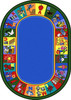 My Favorite Rhymes Oval - Joy Carpets 1456