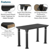 Aero-Lift Chem-Res Signature Frame Table - NPS ALT10-SI **Features**