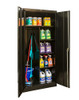 400 Series Solid Door Combination Storage Cabinet - Hallowell 
Black