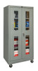 400 Series Safety-View Door Mobile Storage Cabinet - Hallowell 
Dark Gray