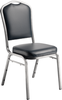 Deluxe Silhouette Back Vinyl Stack Chair - NPS 9300
