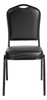 NPS 9300 Deluxe Silhouette Back Vinyl Stack Chair 