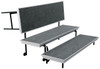 National Public Seating TP72 Three Level TransPort Choral Risers