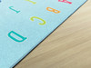 Alphabet on Blue Criss Cross - Flagship Carpets CA2133