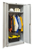 800 Series Solid Door Wardrobe Cabinet - Hallowell 
Light Gray Antimicrobial
