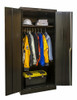 800 Series Solid Door Wardrobe Cabinet - Hallowell 
Black