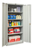 800 Series Solid Door Shelf Storage Cabinet Open - Hallowell
Light Gray Antimicrobial, shown in use