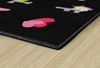 Alphabet Picture on Black Criss Cross Applesauce - Flagship Carpets CA2181-44SG
