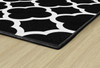 Black and White Quatrefoil - Flagship Carpets CA2067