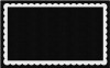 Black White and Stylish Brights Black and White Scallop Border - Flagship Carpets CA2011 **7'6"W x 12'L**